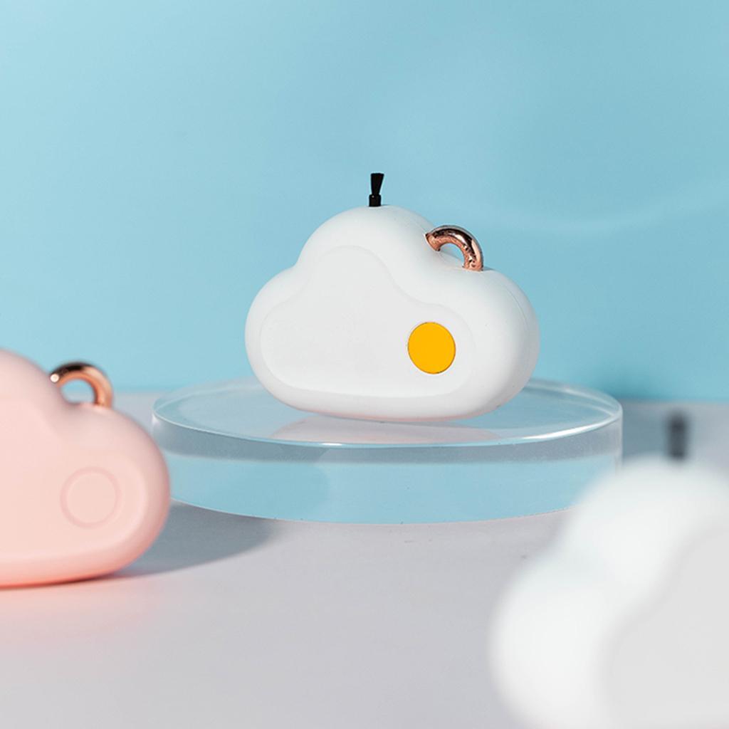 Portable Wearable Air Purifier Necklace 30 Million ions Purifier White