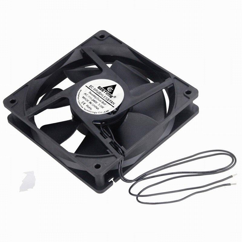 1 Pcs Gdstime 86CFM Electric Cooling Cooler AC 11V 111V 11V 130V 140V 1700RPM 1111B EC Motor Fan 11cm DC 11mm x 11mm 1 Wire