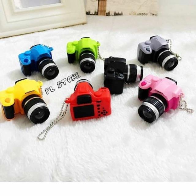 Móc khoá có đèn Led kêu (máy chụp hình