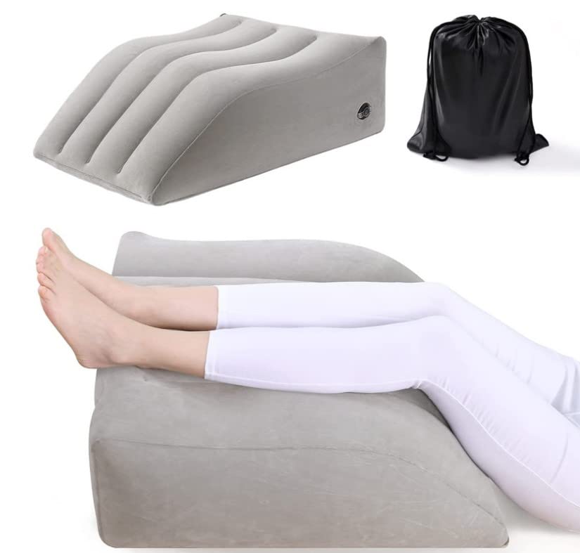 Gối hơi kê chân hỗ trợ giảm giãn tĩnh mạch ở chân Soft Footrest Pillow PVC