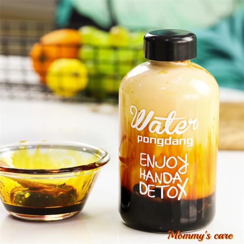 Bình pha nước detox thuỷ tinh 600ml