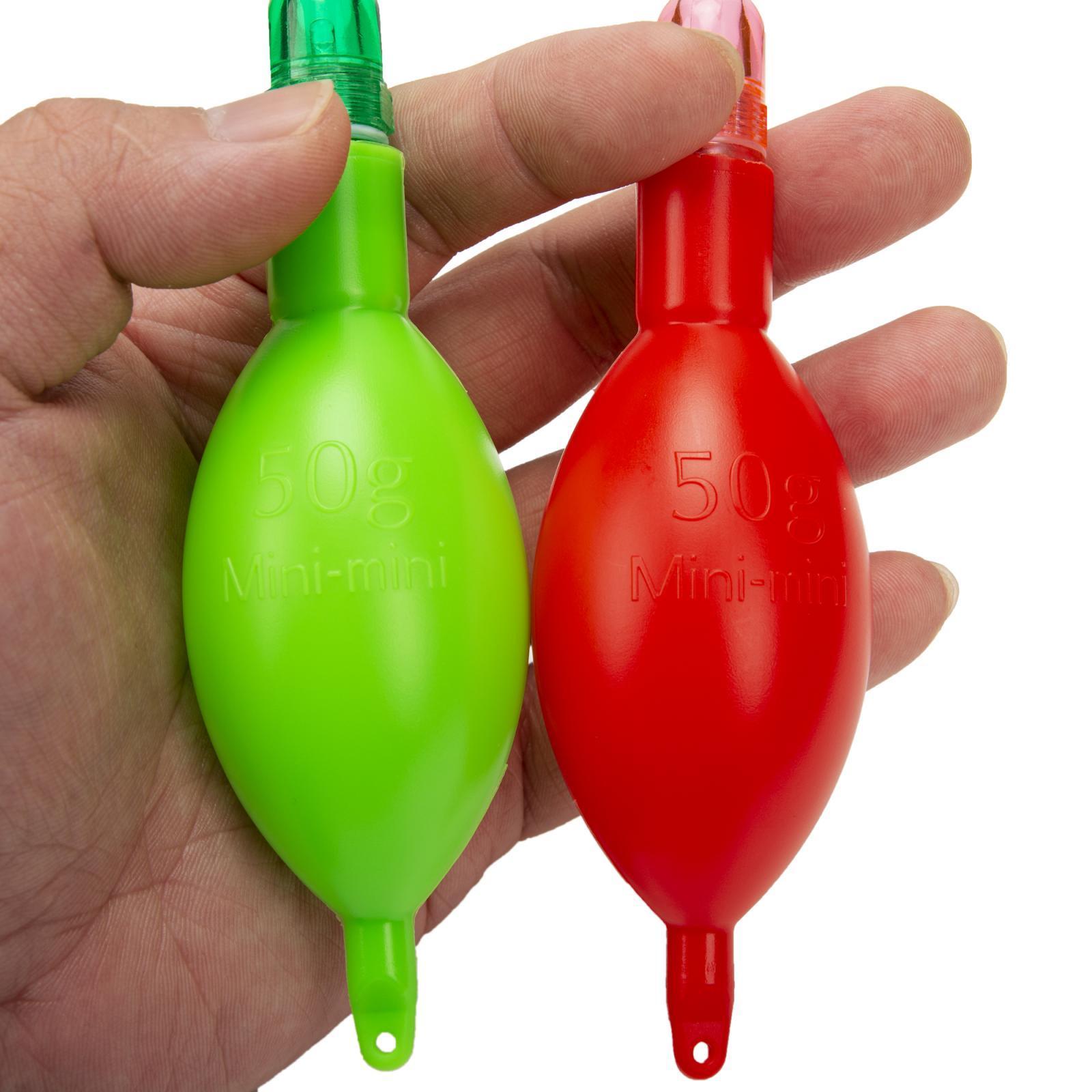 LED Fishing Float Lights Lighted Bobbers Glowing Bobber Night Lighting Fishing Float Light up Bobber for Freshwater Saltwater