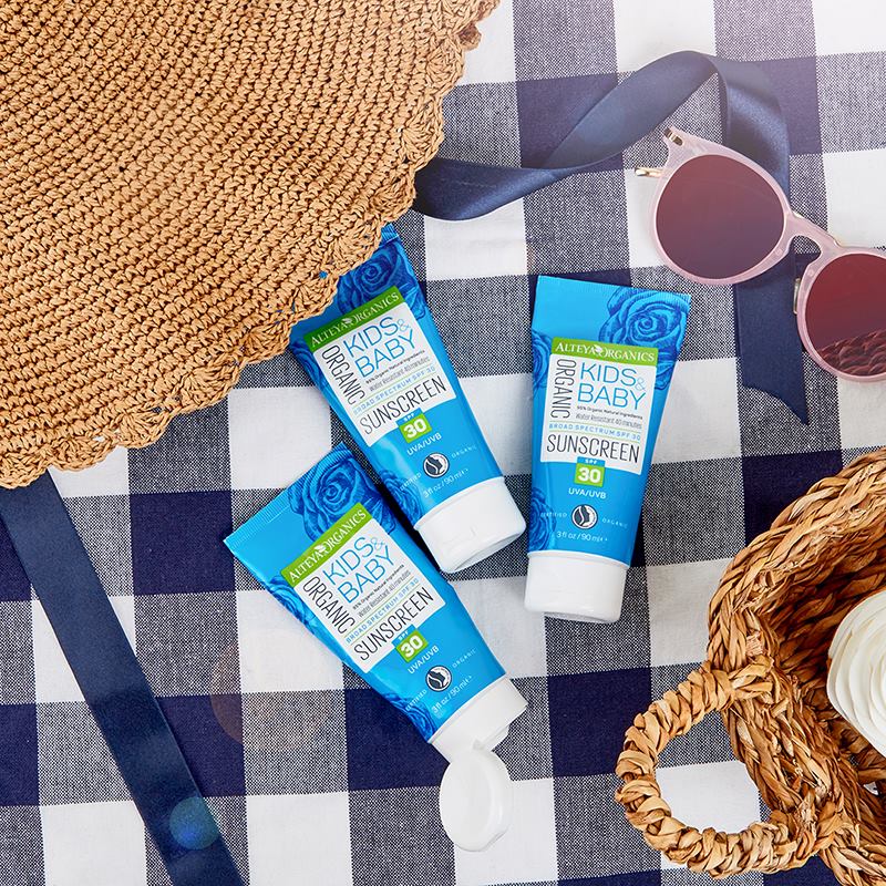 Kem Chống Nắng Hữu Cơ Trẻ Em Organic Sunscreen Kids &amp; Baby Alteya Organics SPF30 OSKB (90ml)