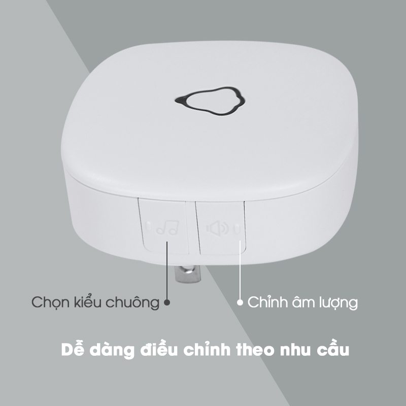 Chuông cửa không dây cao cấp kín nước KONO KN-C1+, độ bền và ổn định cao, khả năng chống nước tốt khi để ngoài trời
