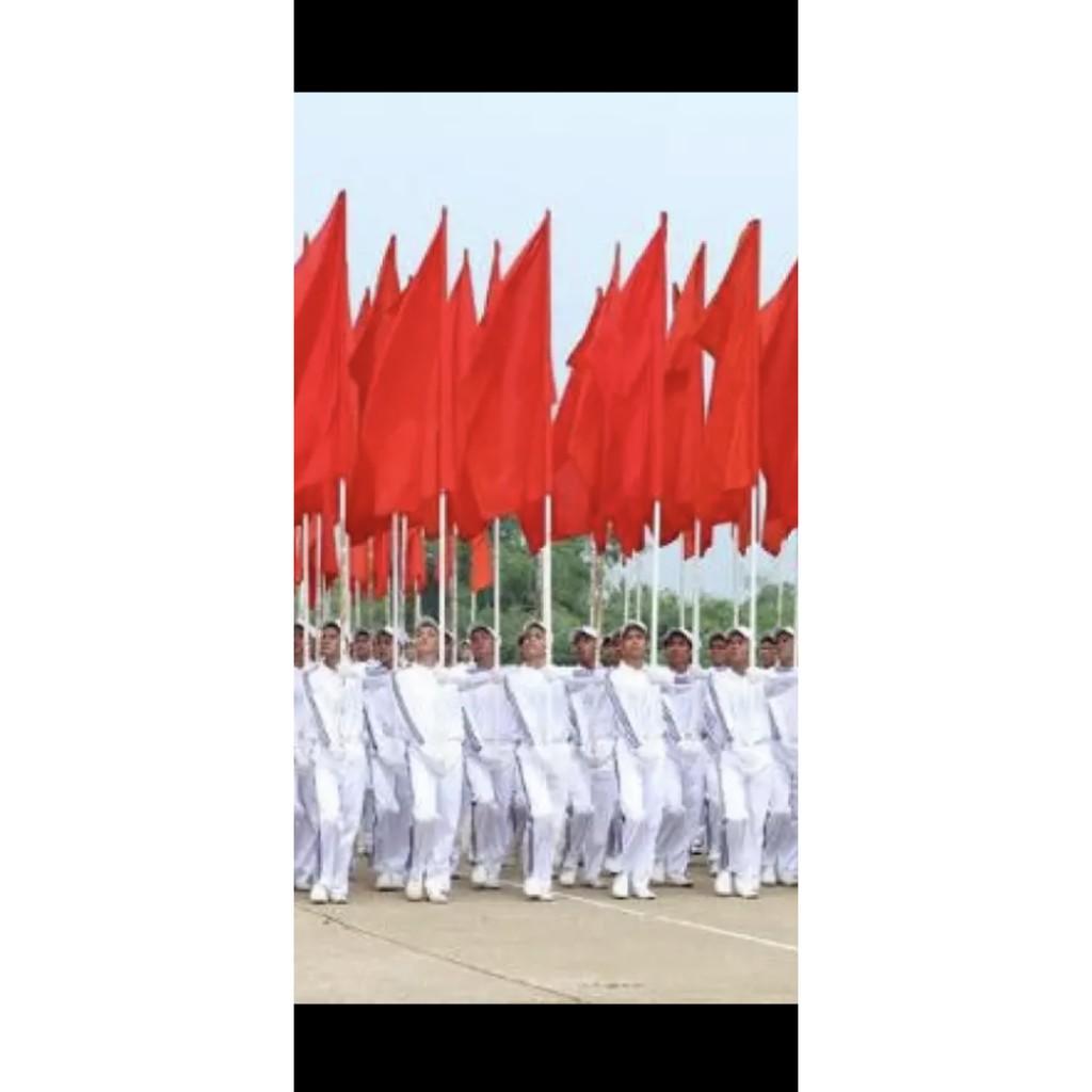 Cờ hồng kỳ 0,5x1,0m