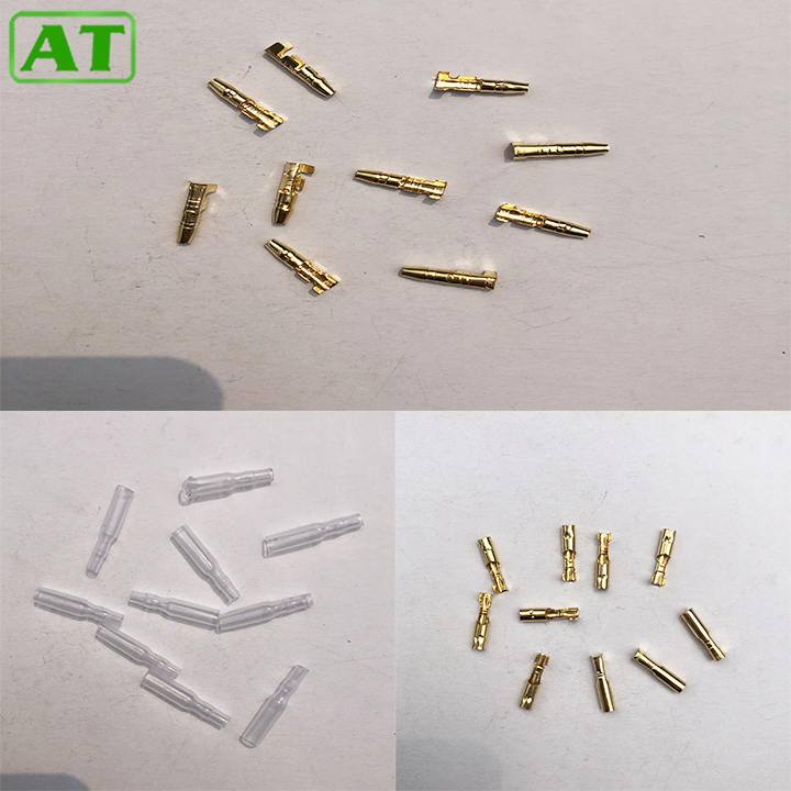 Bộ cos đồng đầu đạn cắm đực cái vỏ nhựa điện xe máy 3.5mm