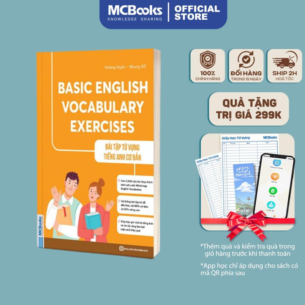 Sách - Bài Tập Từ Vựng Tiếng Anh Cơ Bản - Basic English Vocabulary Exercises - MCBooks