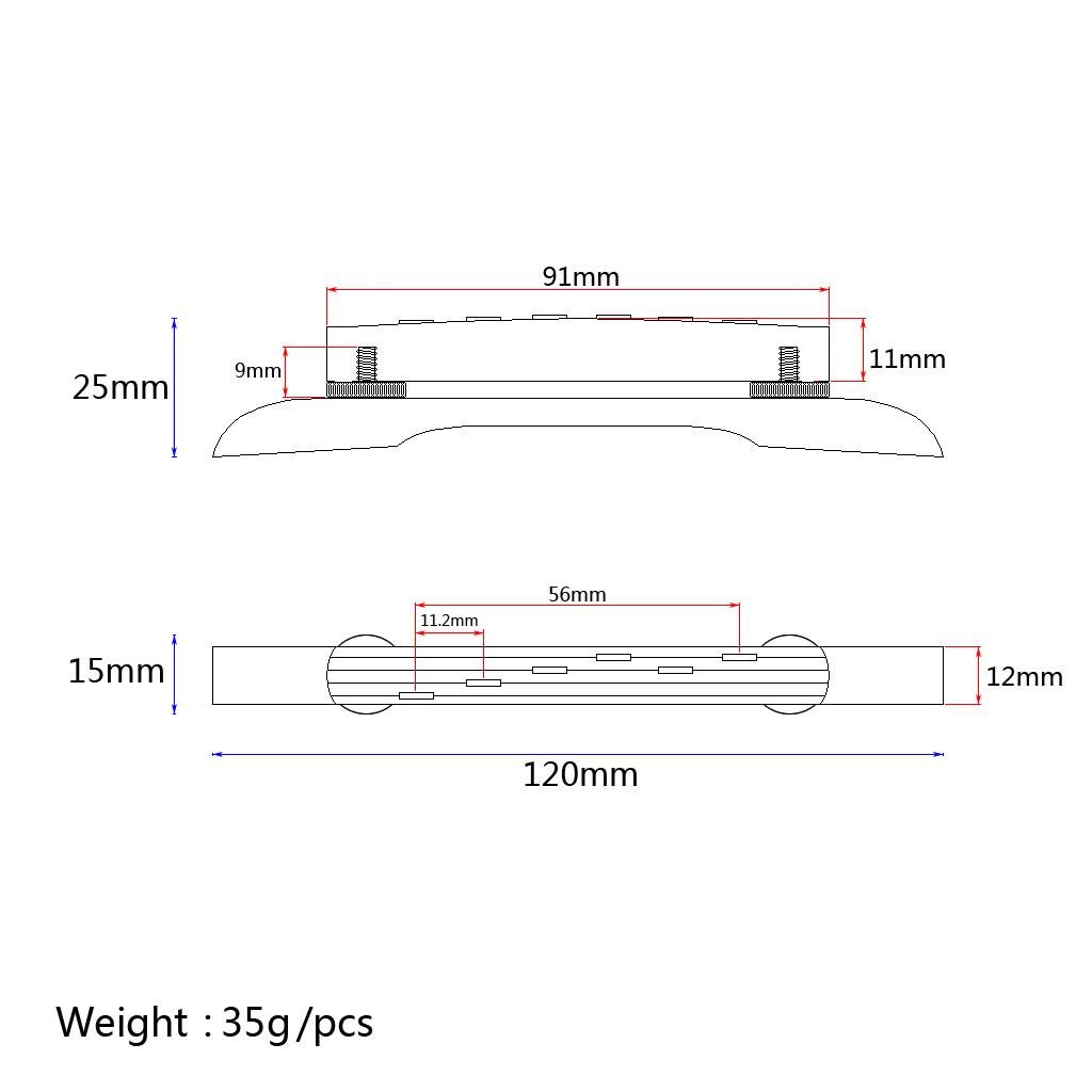 Sunnimix Nhạc Cụ Acoustic Accs Gỗ Mun Cầu 6 Đồng Chấm Bi Cho Hofner Guitar Nhạc Cụ Phần