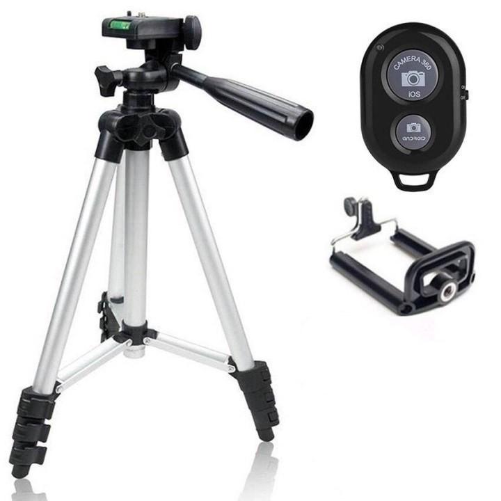 Chân máy chụp hình Tripod 3110 + Remote chụp hình