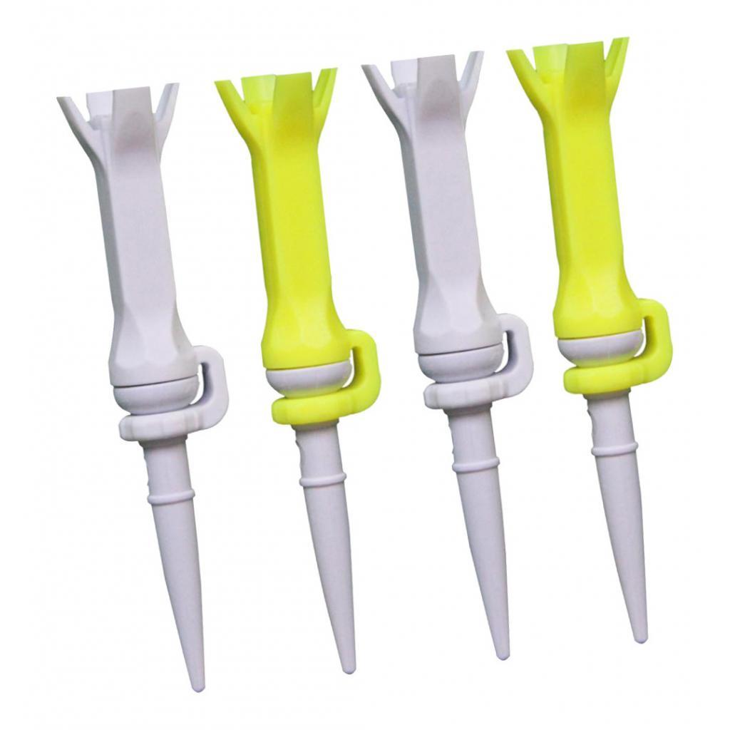 4pcs Golf Guide Claw Tee Unbreakable Golf Rotatable Tees Train Accessory