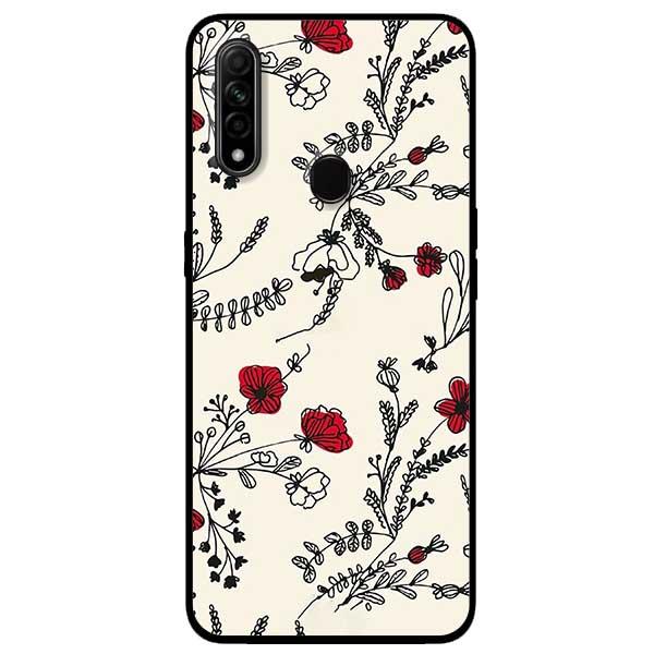 Ốp lưng dành cho Oppo A31 - Oppo A8 2020 - Hoa Tuyết