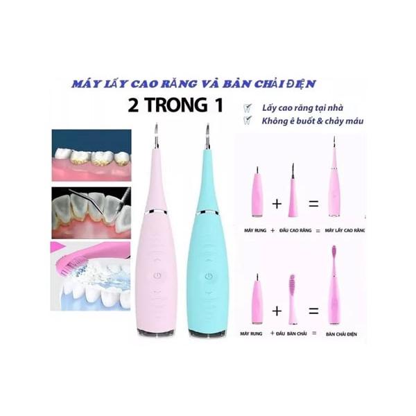 [KOSUYTU] Máy Lấy Cao Răng Cầm Tay Mini Dental Flutter Sử Dụng Sạc - 3 Chế Độ Rung Loại Sạch Mảng Bám, Cao Răng, Vết Ố Cứng Đầu Nhất - Hàng Chất Lượng KST