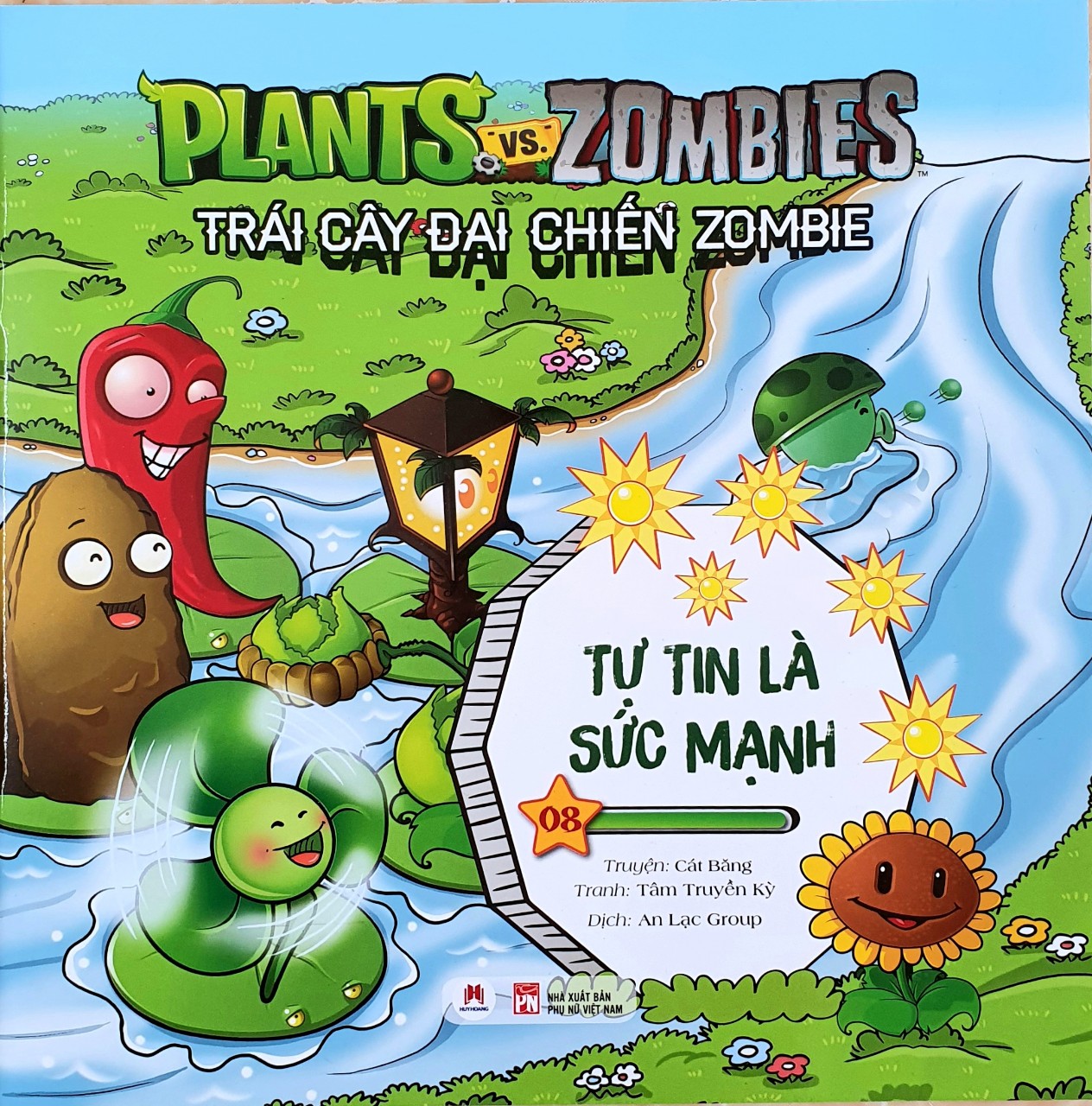 Trái Cây đại chiến Zombies - Vũ khí bí mật (Tập 8): Tự tin là sức mạnh (tái bản)