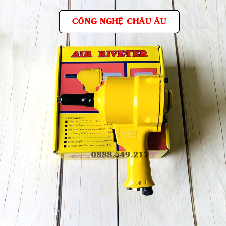 Đầu rút đinh tán công nghệ châu âu