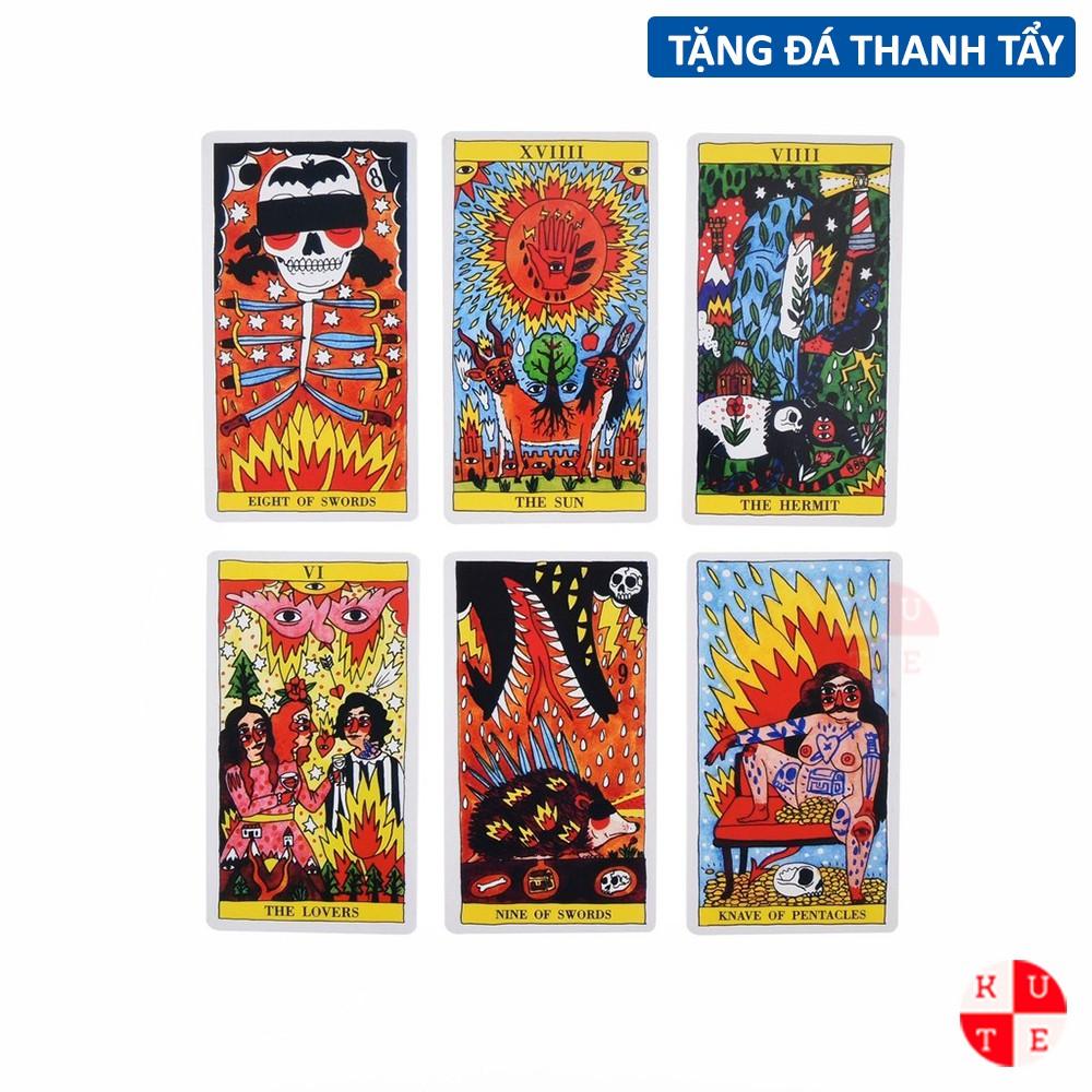 Bài Tarot Del Fuego 78 Lá Bài Tặng File Tiếng Anh Và Đá Thanh Tẩy