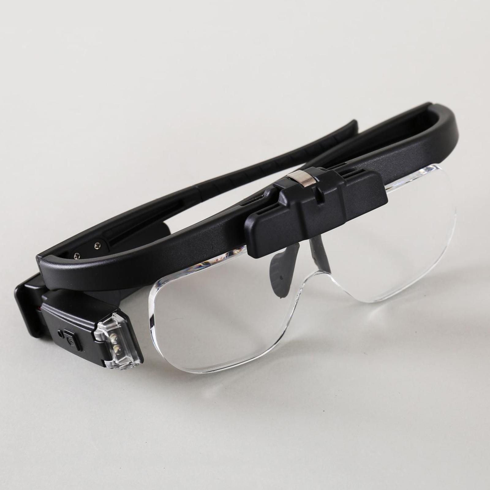 Headband with LED Light Headset Magnifying Glasses Easy to Wear