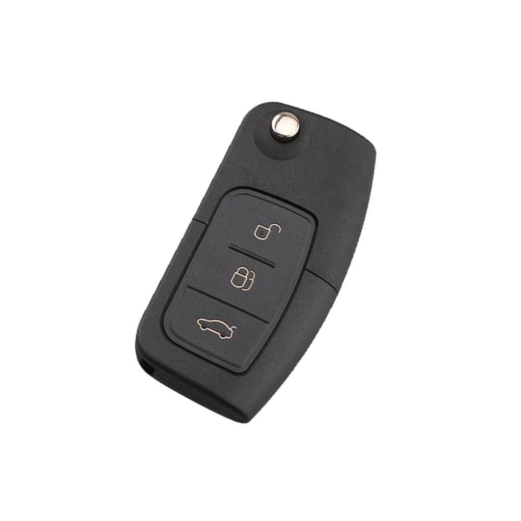 3 BTN Flip Folding Remote Key Fob Case Shell