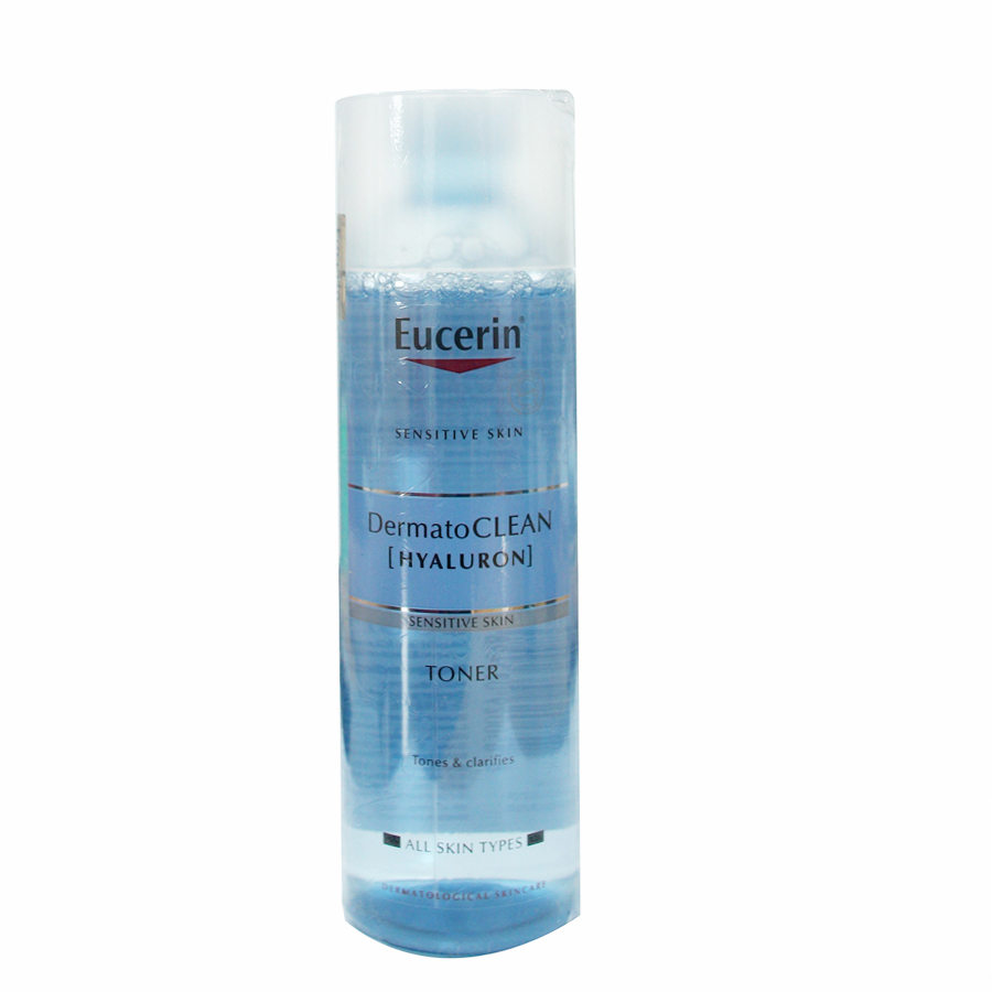 Nước Hoa Hồng Eucerin DermatoCLEAN Hyaluron Toner cho Mọi Loại Da 200 ml