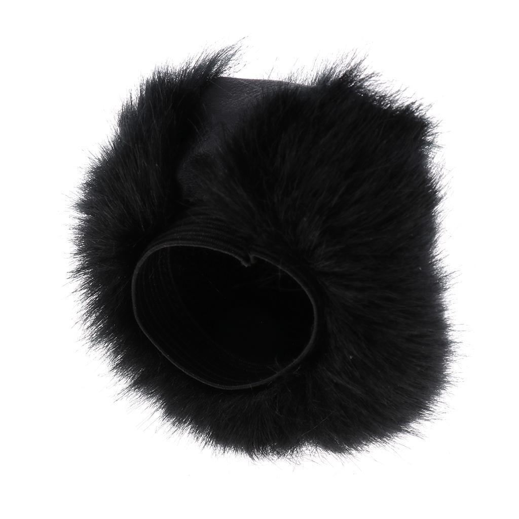 2-6pack Black Fur Microphone Windscreen Wind Muff for Sony HDR-MV1 Digital