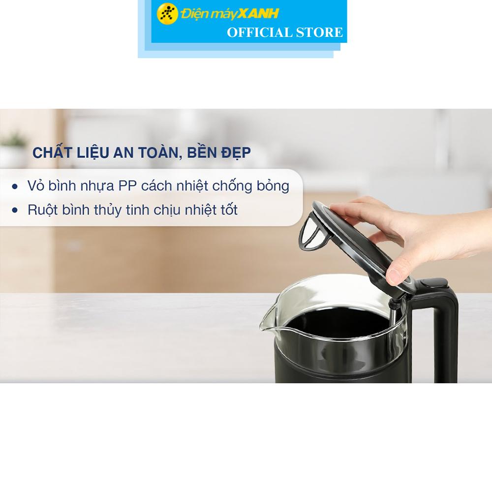 Bình đun siêu tốc Sunhouse Mama 1.7 lít SHD1330 - Hàng Chính Hãng