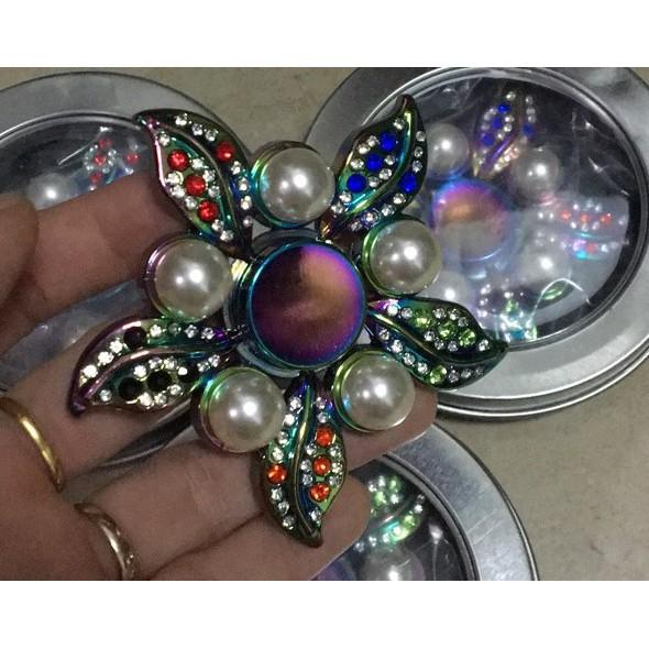 Con Quay Giảm Stress Hand Spinner - Fidget Spinner 5 cánh bướm đính ngọc