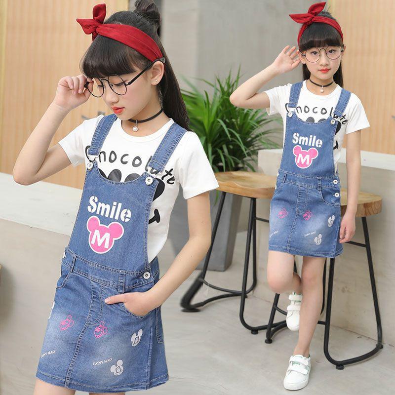 YẾM VÁY JEANS QUẢNG CHÂU SIZE ĐẠI CHO BÉ 20-42KG