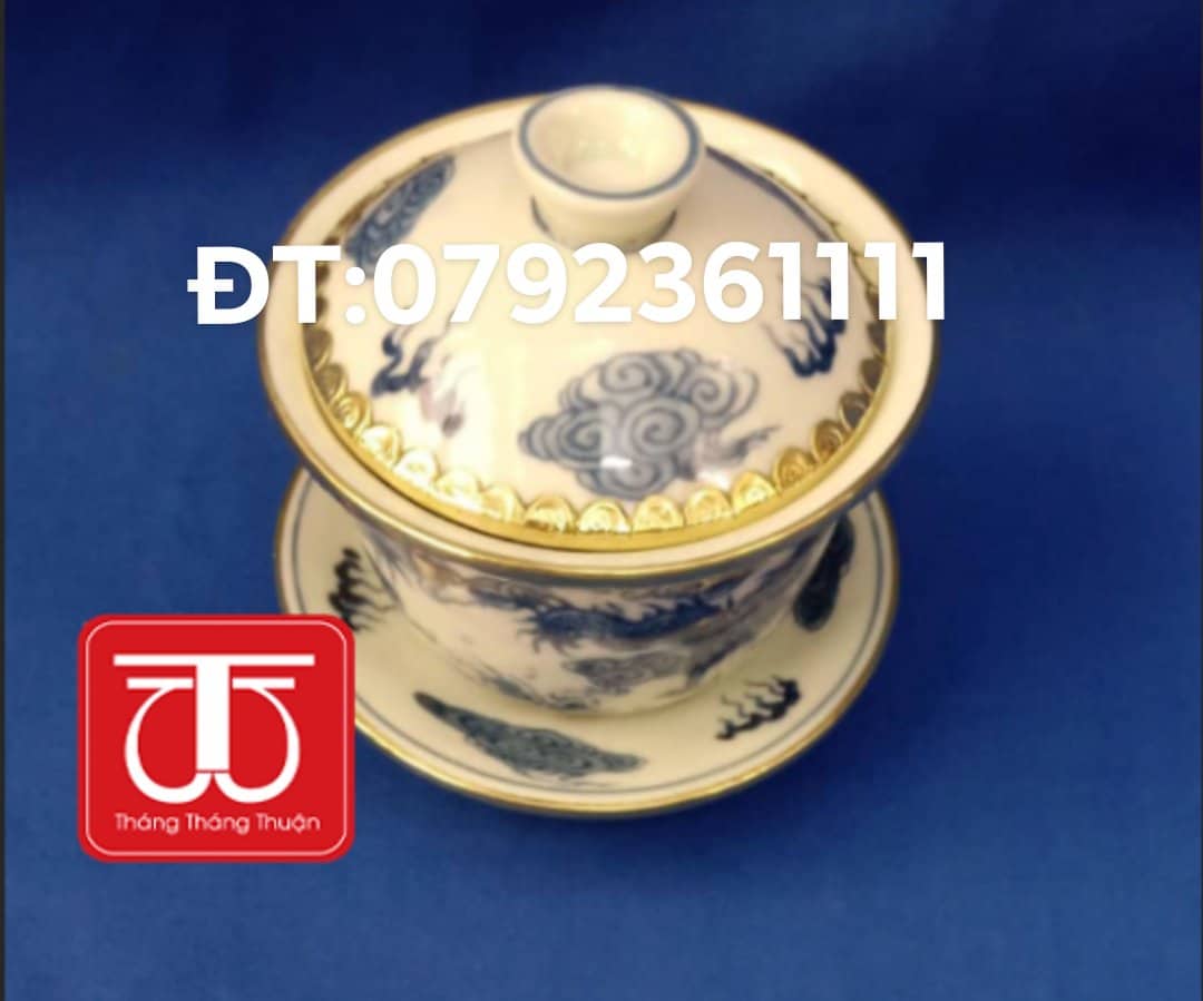 BÁT NƯỚC SONG LONG BỊT ĐỒNG ĐK 9,5CM