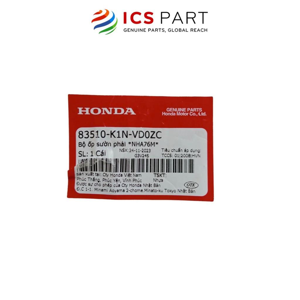 Bộ Ốp Sườn Phải HONDA Sh Mode 2020 Nha76M (83510K1NVD0ZC)