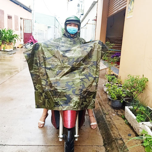 Áo mưa rằn ri siêu xịn