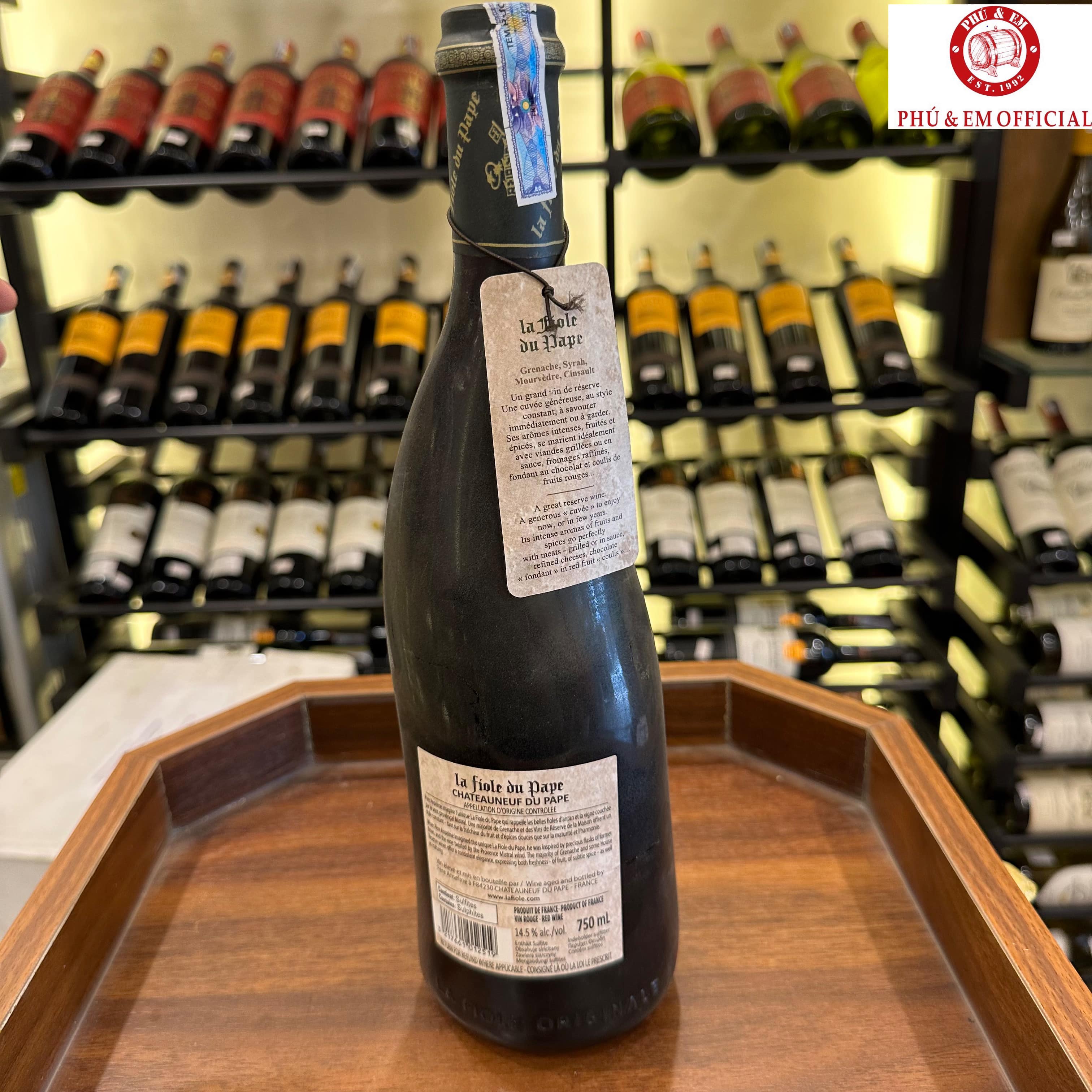 Rượu Vang Đỏ Pháp La Fiole du Pape 1.5L