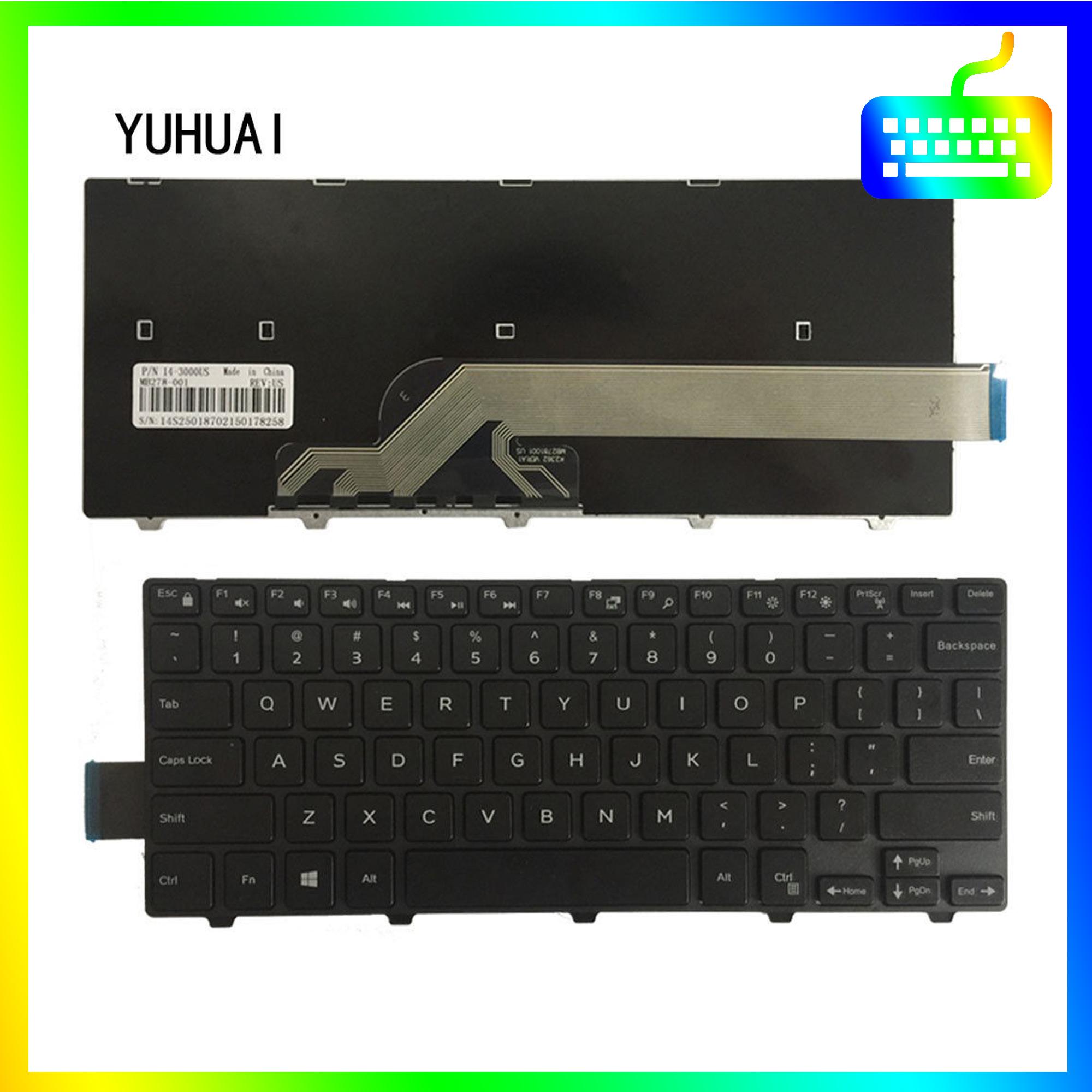 Bàn phím dành cho laptop Dell Inspiron 14 14 3000 14 5000 14 7000 Series Không Led - Hàng Nhập Khẩu - Sản phẩm mới 100%