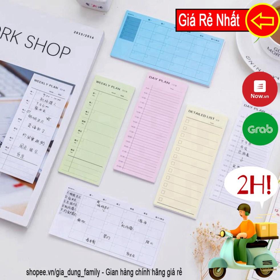 Bảng lập kế hoạch ngày, tháng, tuần, checklist tiện ích gia_dung_family