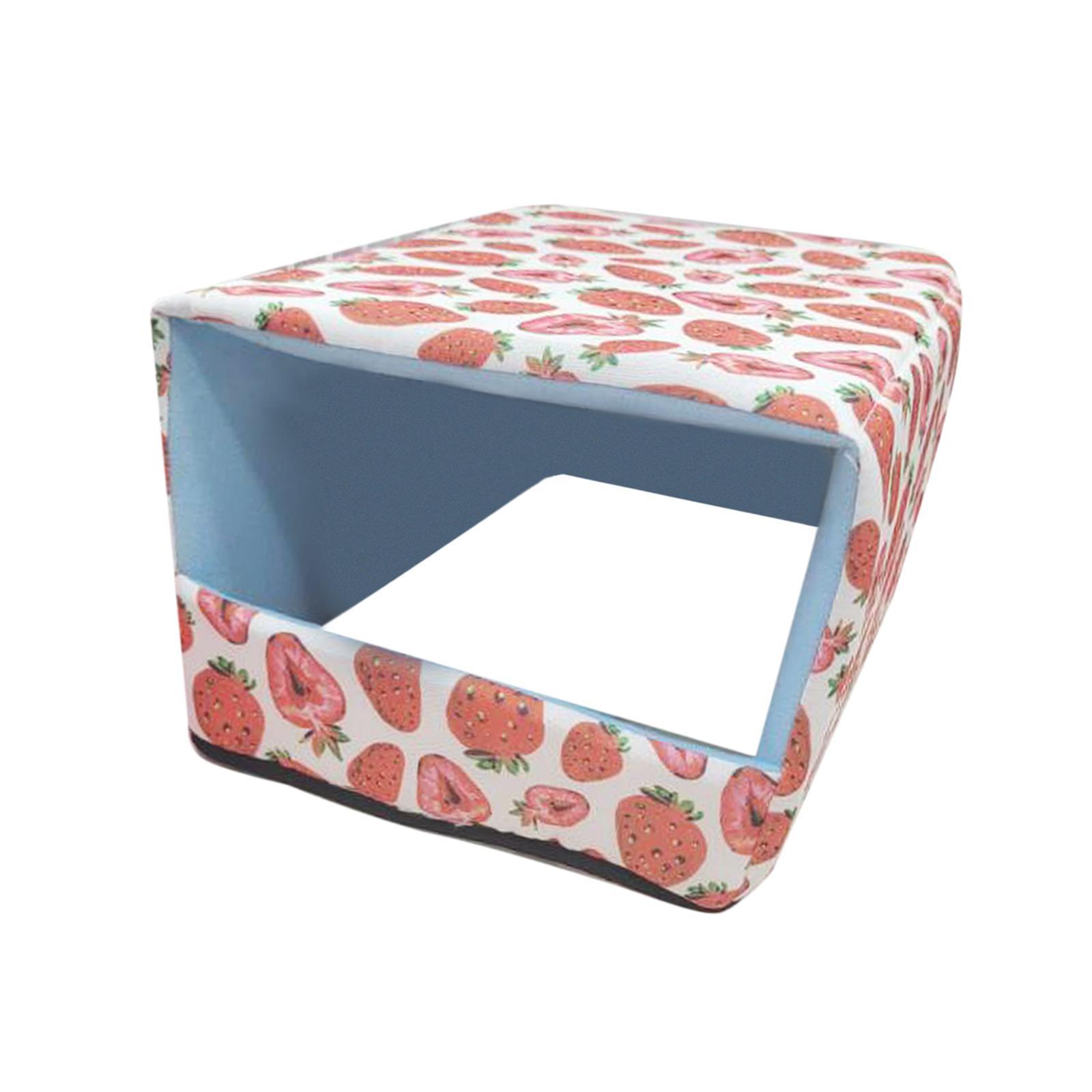 Bottomless Cage Hideout Hamster House for Small Animals, Chinchilla, Rat