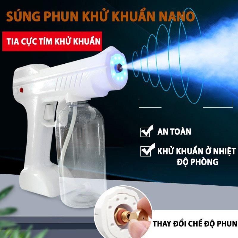 Máy xịt Khử khuẩn Nano 8 Đầu, máy phun xịt cồn cao cấp, khử trùng, khử mùi - An toàn tiện lợi