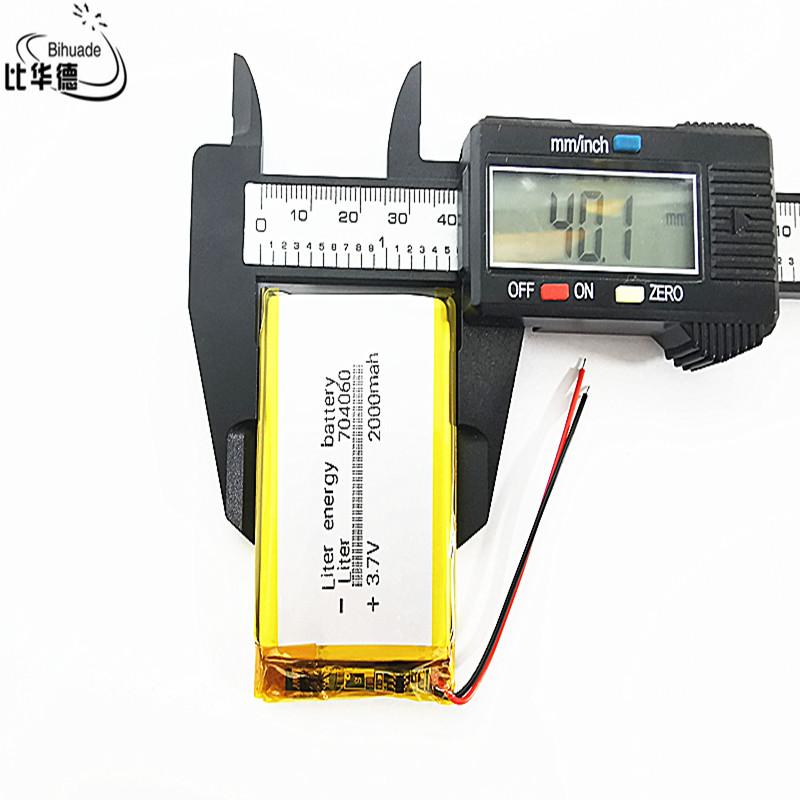 3.7V,2000mAH 704060 Polymer lithium ion / Pin Li-ion cho máy tính bảng BANK,GPS,mp3,mp4 Màu sắc: 10 cái