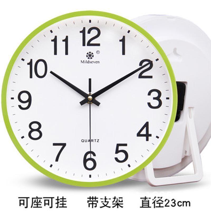 Phong cách mới nhất đồng hồ bệ đồng hồ treo tường phòng khách đồng hồ thời trang trẻ em cá tính sáng tạo đồng hồ treo tường bầu không khí đồng hồ tròn đồng hồ thạch anh