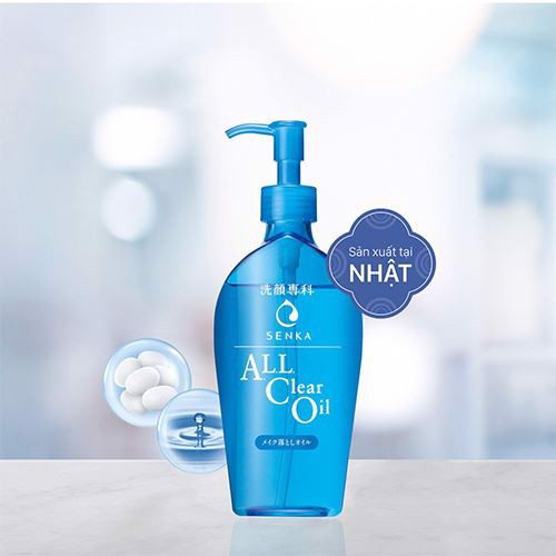 Dầu Tẩy Trang Senka Làm Sạch Sâu Dưỡng Ẩm Da All Clear Oil 230ml