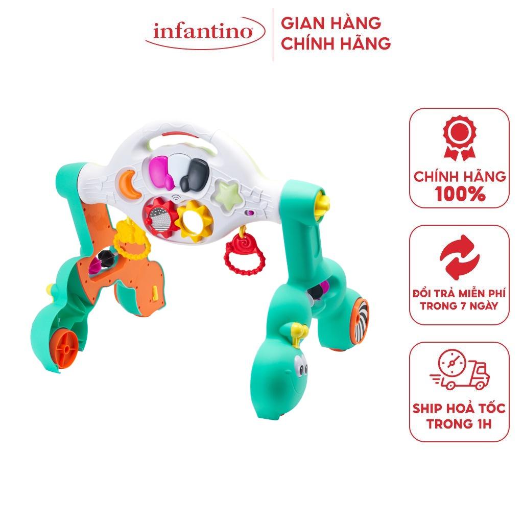 Kệ Chữ A Kiêm Xe Tập Đi 3 Trong 1 Infantino - Grow-With-Me 3 In 1 Fun Gym &amp; Walker