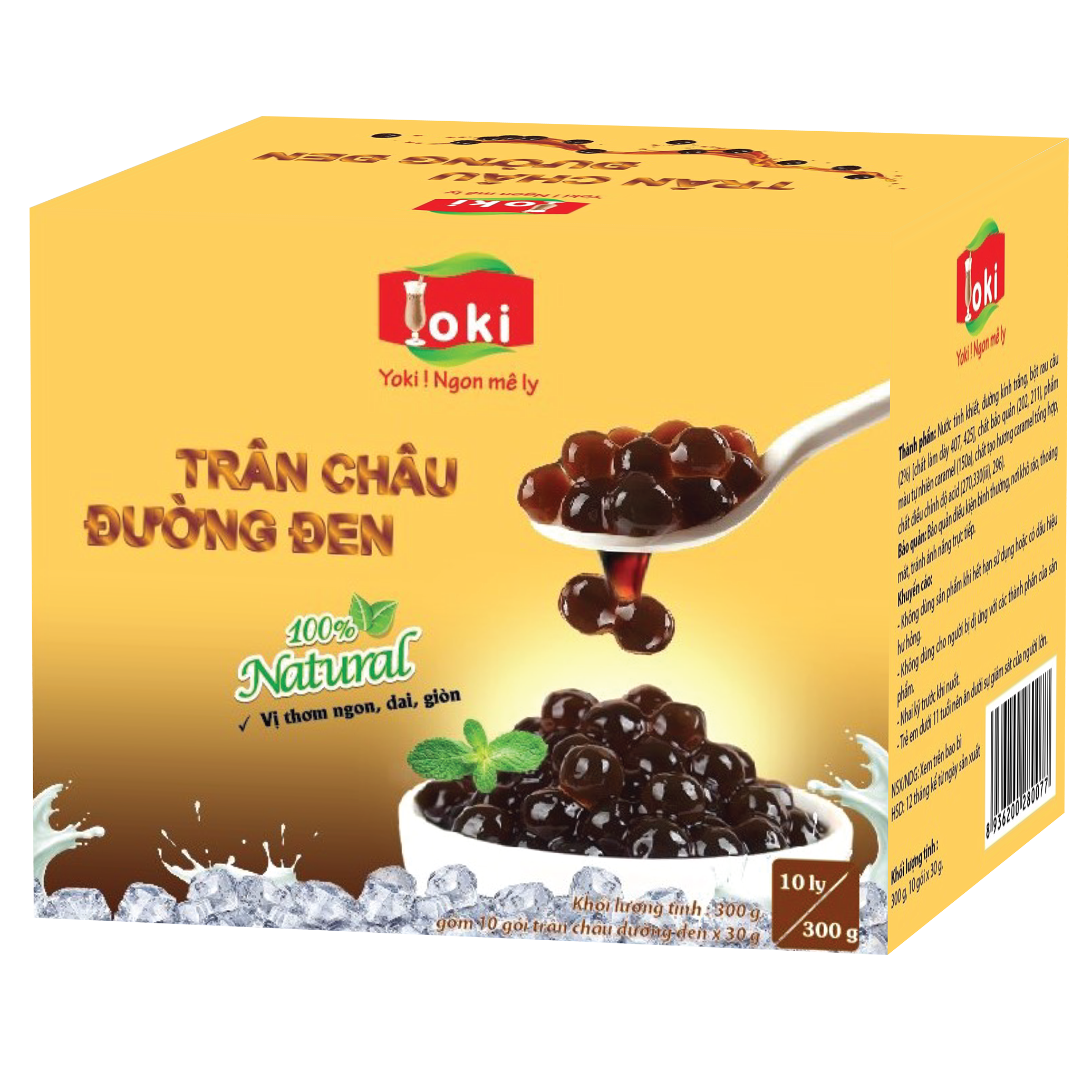 Trân châu đường đen 300g (10*30g)