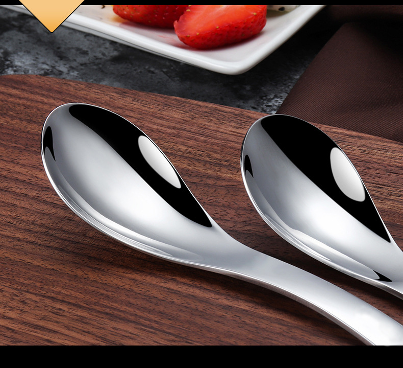 Combo 3 Thìa ăn phở, súp inox 304, inox 401 sang trọng cao cấp