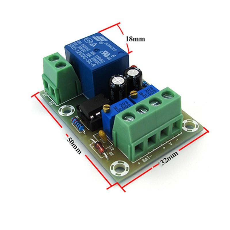 Module mạch kiểm soát và điều khiển tự động sạc bình ắc quy 12V XH-M601