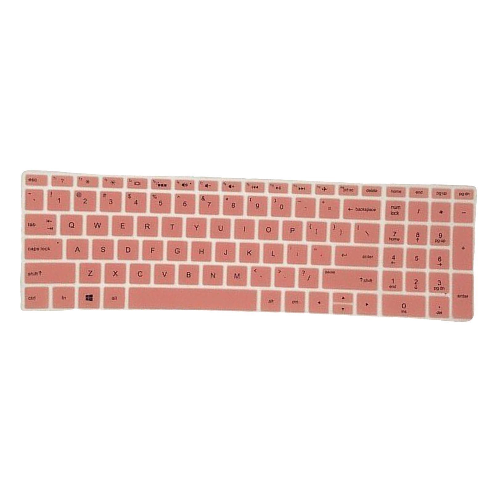 2x Soft Laptop Keyboard Skin Protector Cover for 15.6 Inch BF Green +Pink