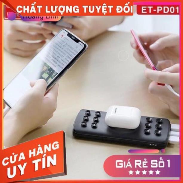 Sạc Dự Phòng Kèm Sạc Không Dây Earldom PD-01 Chuẩn Sạc Nhanh