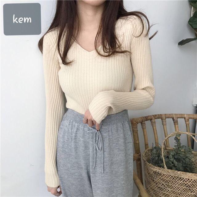 Áo Len Lông Cừu Cổ Tim-Loại 1