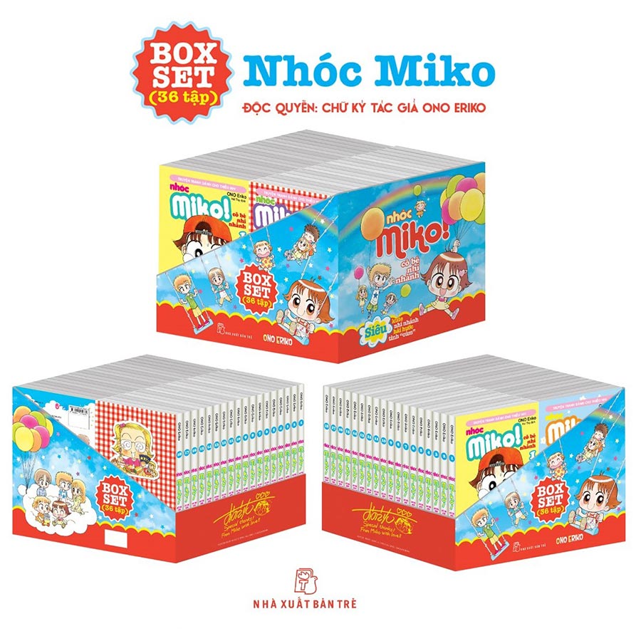 Boxset Nhóc Miko! Cô Bé Nhí Nhảnh