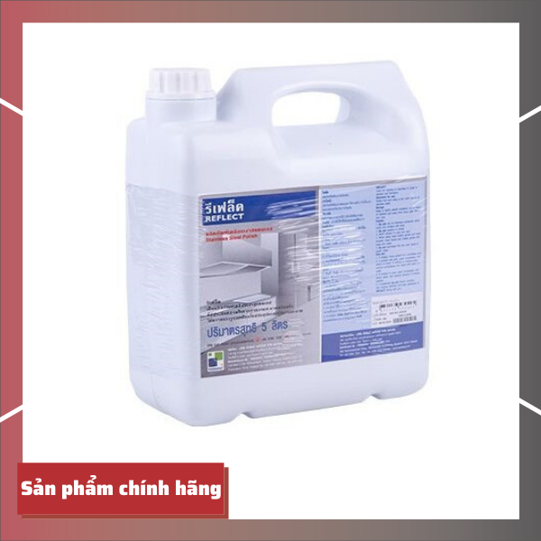 Hóa chất đánh bóng và vệ sinh thiết bị inox Reflect can 5L chính hãng Peerapat Thái Lan