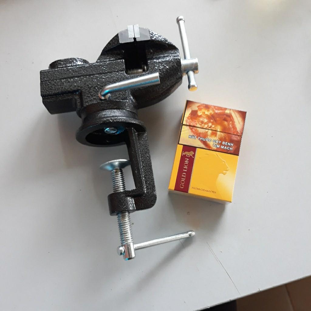 Eto kẹp bàn xoay 360 độ- Ê TÔ kẹp bàn bằng gang đúc