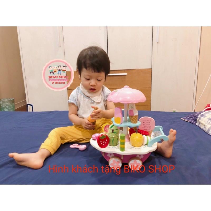 Bộ đồ chơi cho bé Xe kem 2 tầng Mothergaden M03