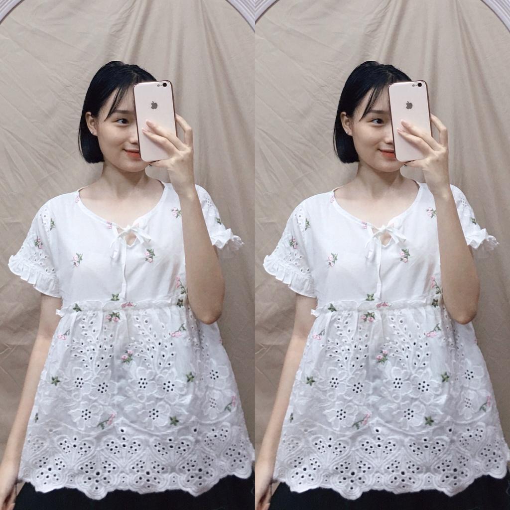 Áo Bầu Công Sở YE1051 Chất Thô Thêu