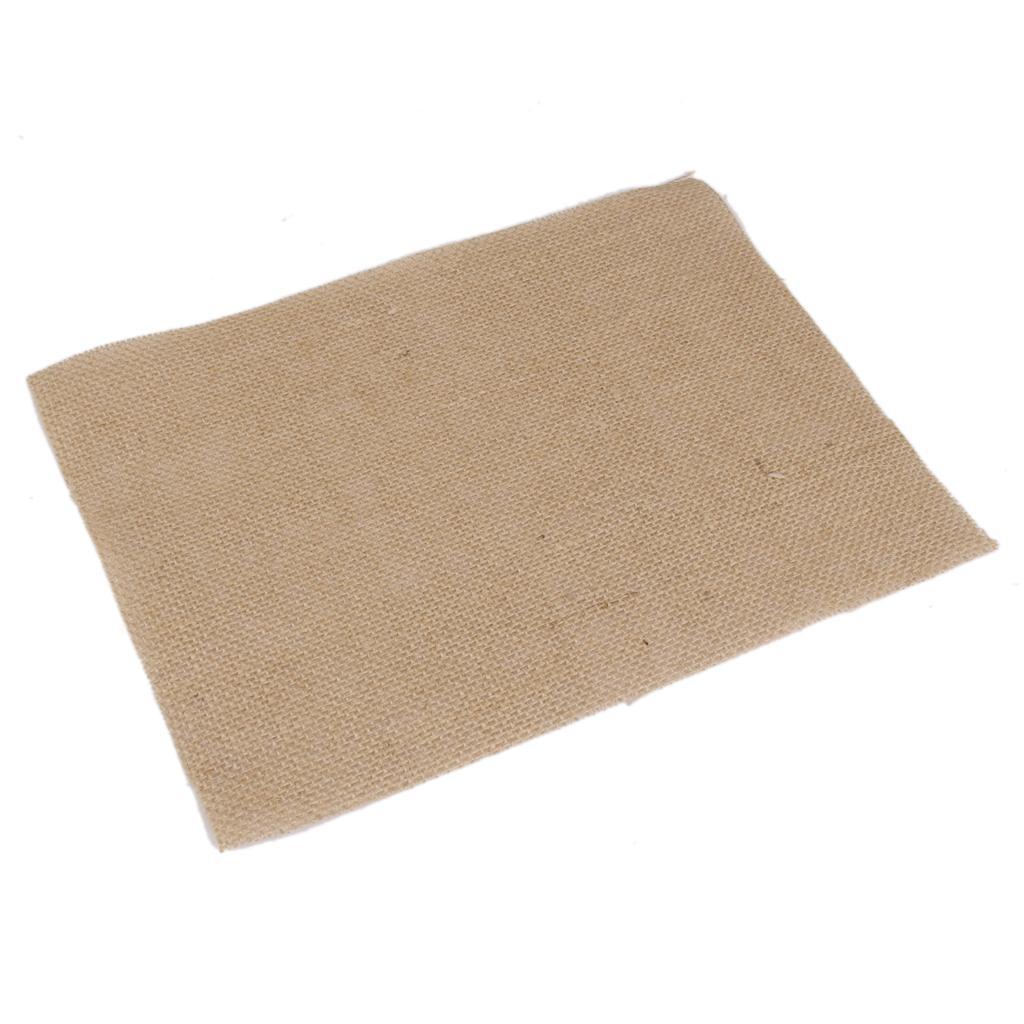 Hessian Burlap Place Mat Handmade Set Of 10 Table Mats Kitchen Dining Decor